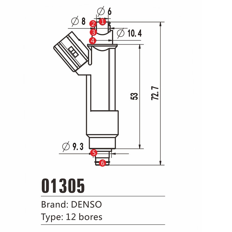 Jet Together Repair 01305 Бренд: Denso Тип: 12 Бород