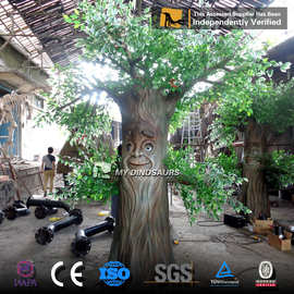 仿真绿色说话树餐厅公园 景影视假榕树道具许愿树童话树 厂家直销