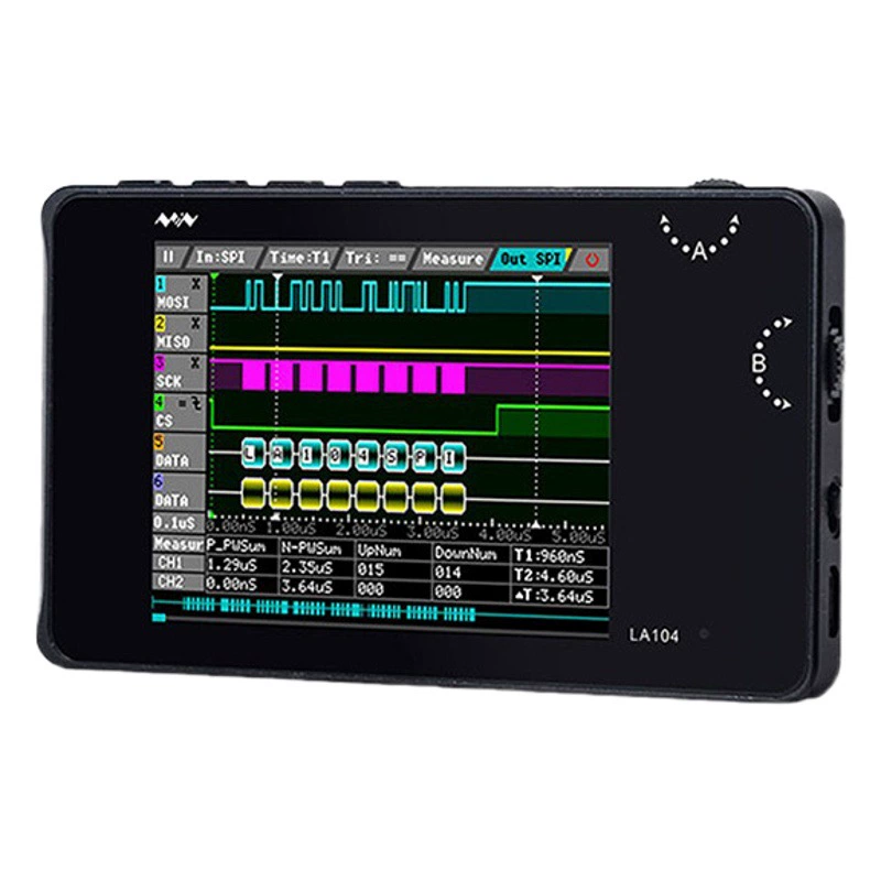 LA104LogicAnalyzer логический анализатор четырехканальный помощник по отладке выборка анализ протоколов на 100 МГц