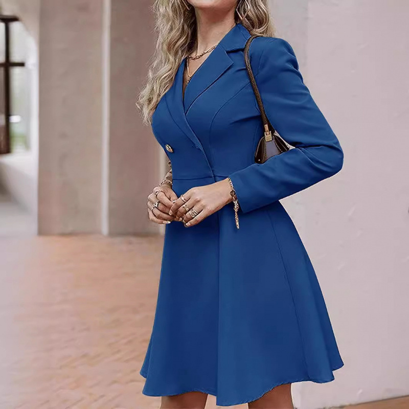 Damen Trenchcoat Mit Doppelknopfleiste Für Frühling Und Herbst_voghion.com