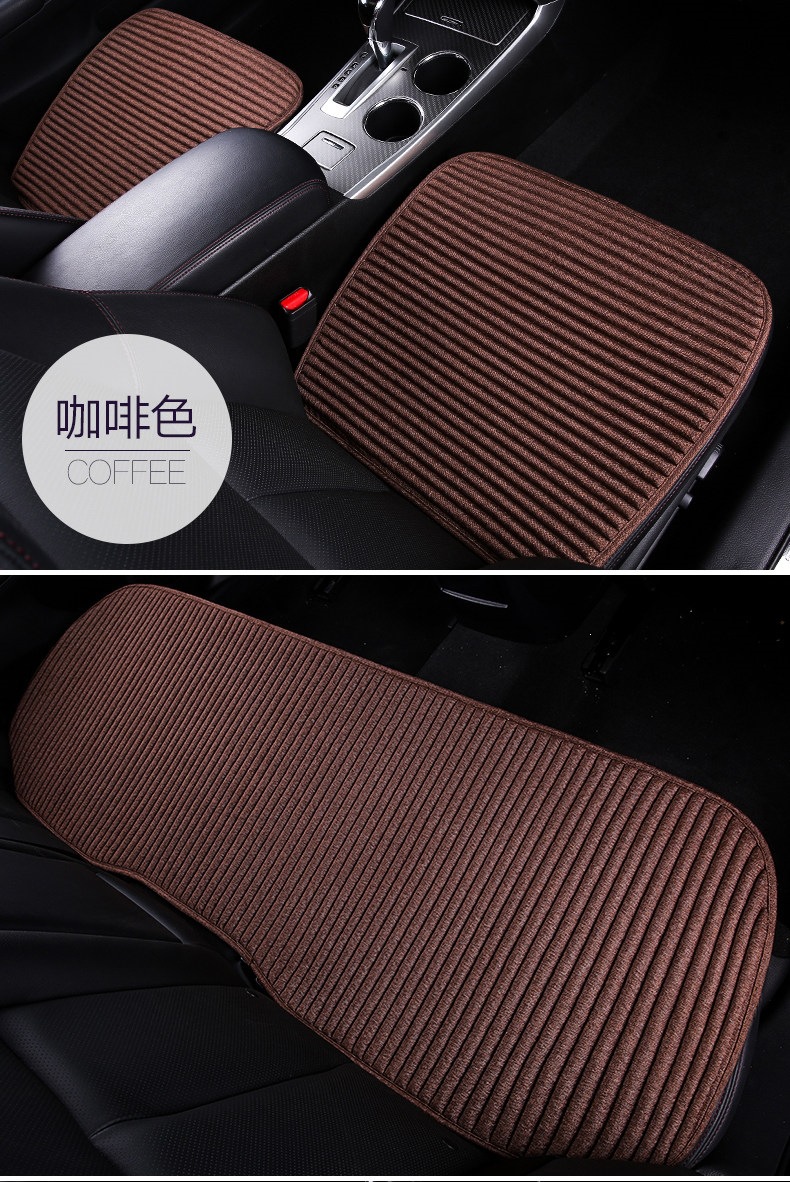 Suitable for car seat cushions, single-piece, universal for all seasons, buckwheat shell, Lavida rear seat summer cooling pad three-piece set