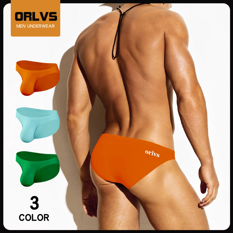 Fitness Half Hip Bikini Triangle Underwear Men's Sports Thin Refreshing Modal Low Waist Sexy Tackle