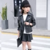 Black leather jacket