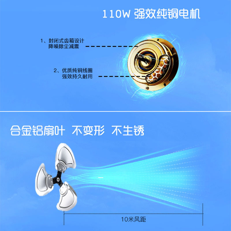 Midea wall fan FW45-20B/17DU electric fan 18-inch high-power wall-mounted commercial and industrial shaking fan