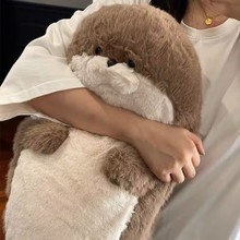 床上陪睡抱枕海獭玩偶布娃娃送男女生日礼物可爱海豹毛绒玩具公仔