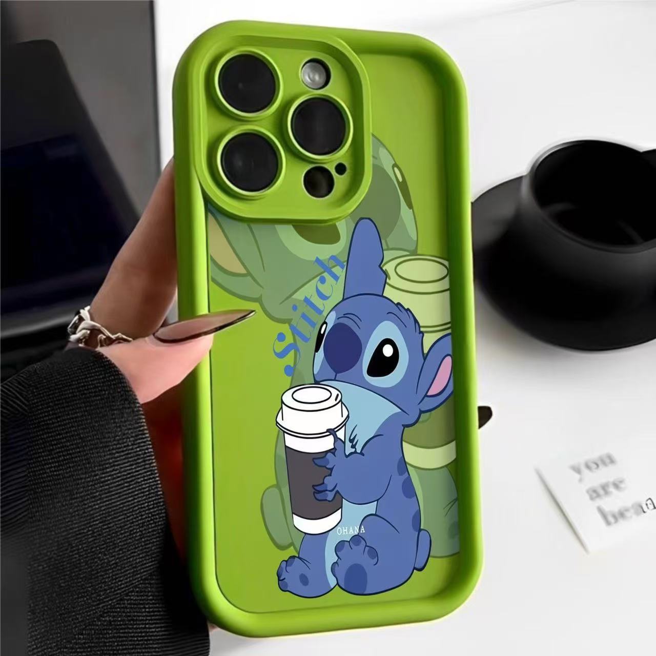 Personalidad linda aplicable iphone16pro funda para teléfono móvil Apple 15 anti-caída 14 dibujos animados 13promax nuevo 12x
