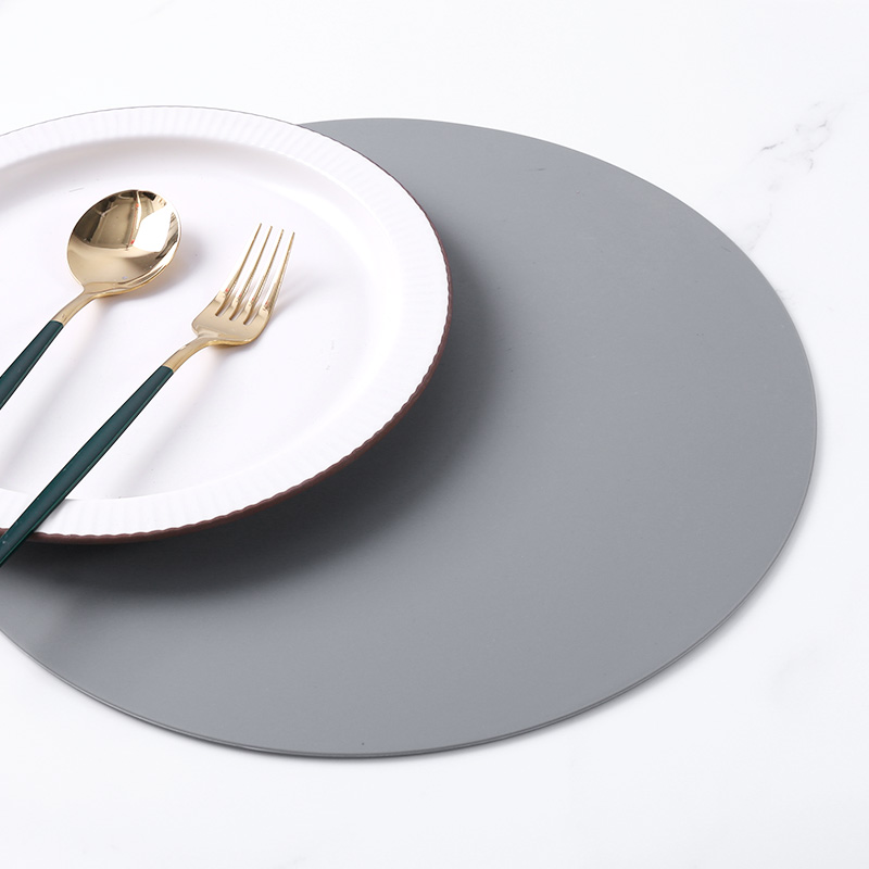 almohadilla de aislamiento de silicona transfronteriza almohadilla de mesa de comedor resistente a quemaduras almohadilla de aislamiento de cocina de alta temperatura almohadilla de vapor de silicona redonda grande, mediano y pequeño
