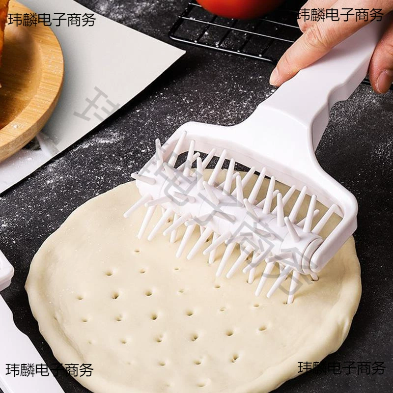 Перфоратор для пиццы, игольчатый перфоратор, роликовый резак, нож для выпечки теста, перфоратор для хлеба, печенья.