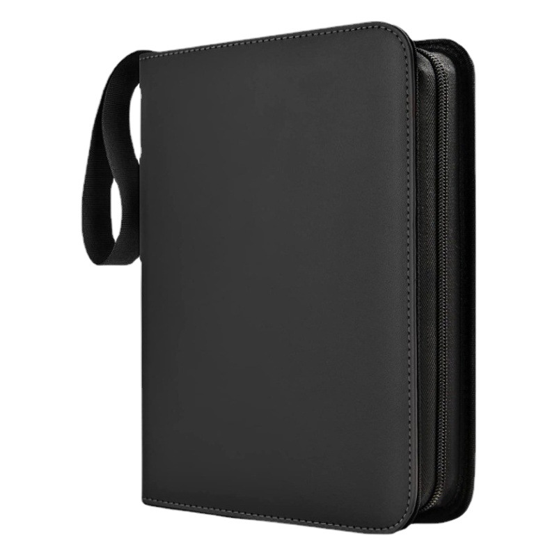 Fábrica lote pelo tesoro Ke Meng color sólido tarjeta de visita Libro 4 rejilla 9 rejilla PU juego tarjeta libro Ultraman colección libro cremallera