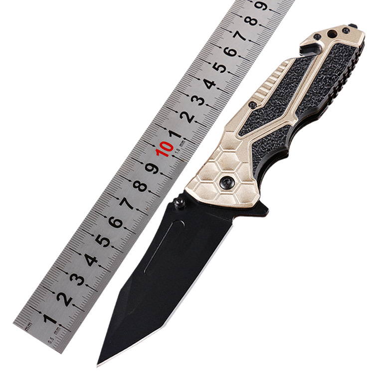 刀野营创意小刀足球刀多功能防身水果刀代发折刀出口折叠可折叠