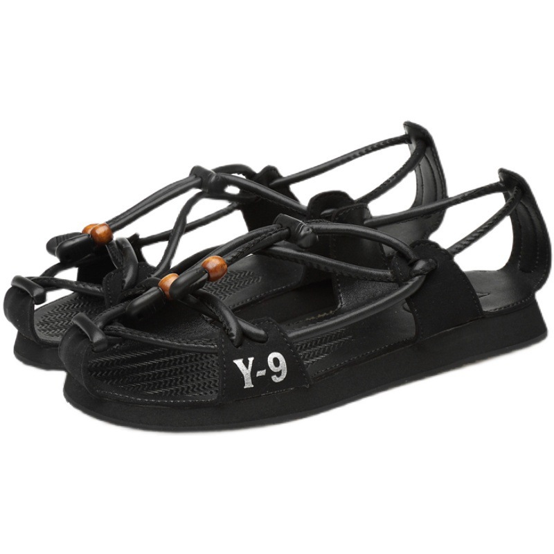 2022 년 여름 스트랩 착용 방지 플랫폼 오픈 토 캐주얼 야외 남성 비치 신발 상사 긴 3 월 샌들 남성 신발