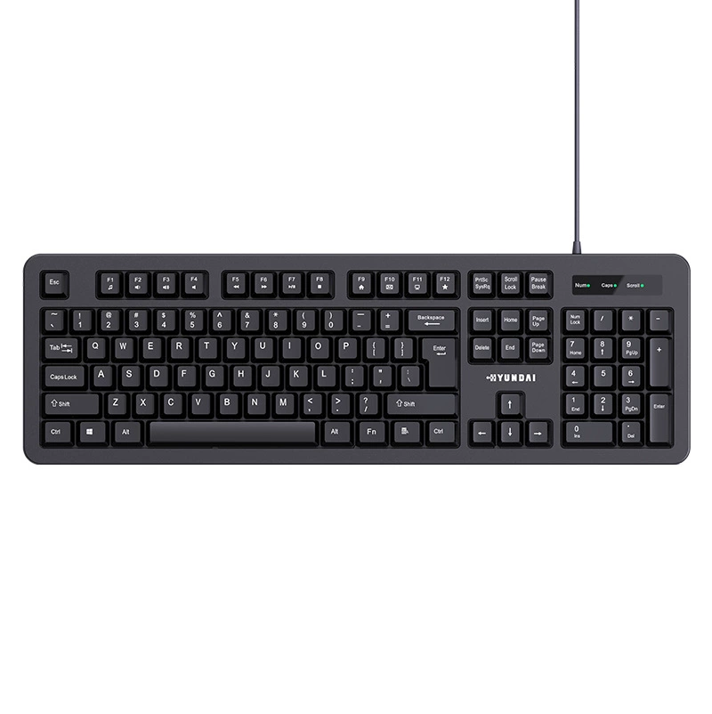 Modern laptop, keyboard, set for office