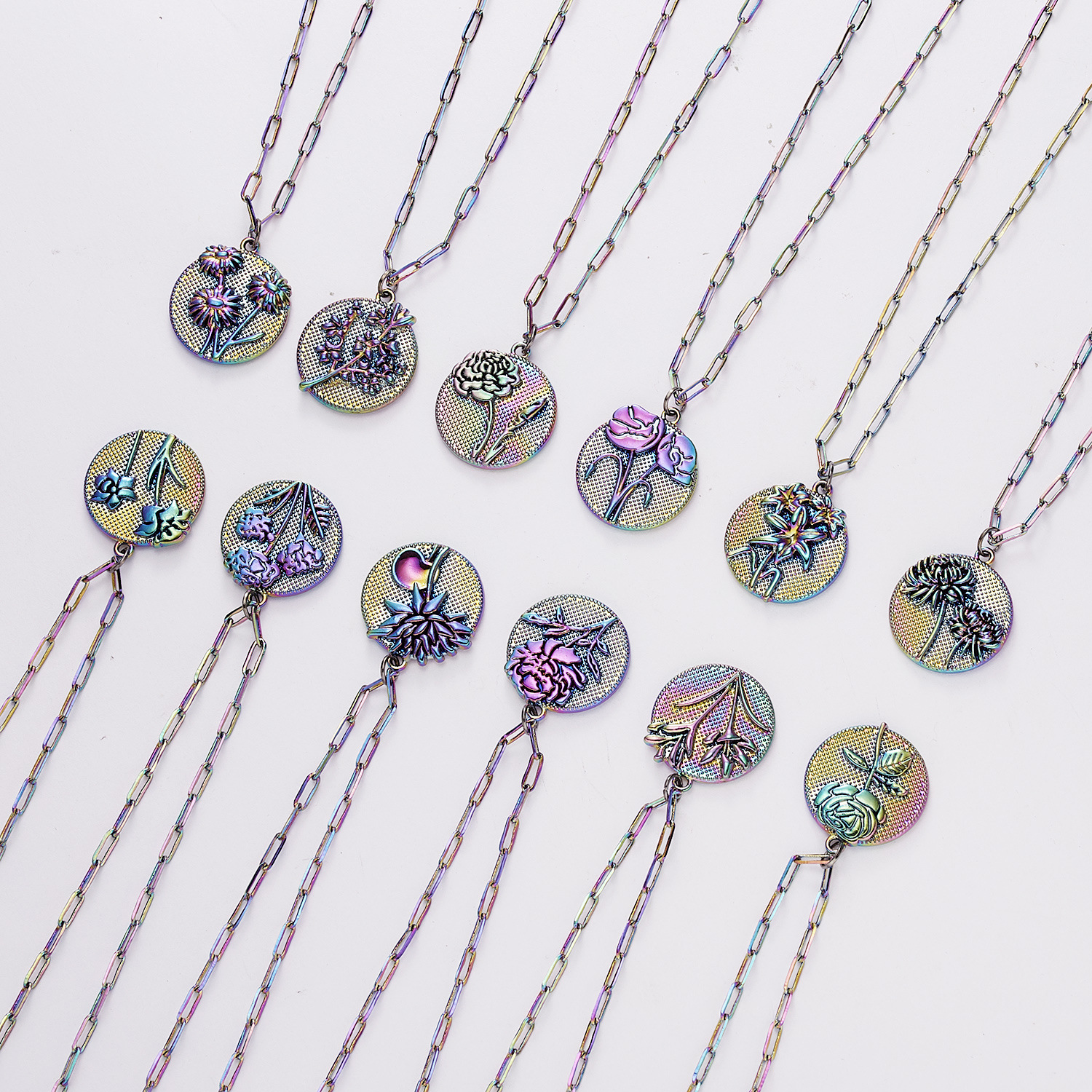 Fashion Flower Alloy Plating Womenu0027S Pendant Necklace 1 Piece