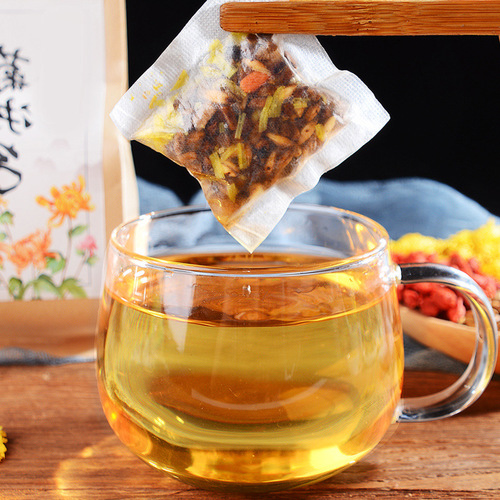 Mingfang Huayuan chrysanthemum cassia seed red wolfberry honeysuckle tea health tea bag combination large bag processing and wholesale