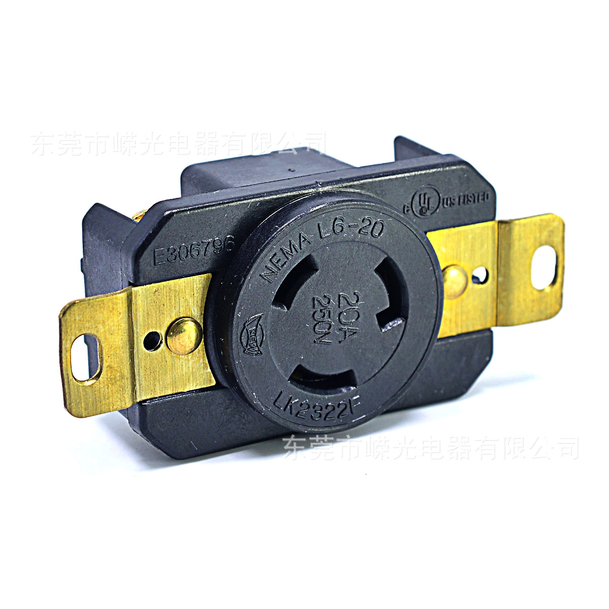 LK-2322FNEMAL6-20R墨西哥接线头柴油发电机可拆组装接线20A 250V