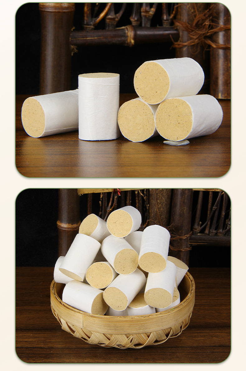 40:1 Moxa Cones Ai Zhu 5-Year Aged Mugwort 54 Pieces Moxibustion Stick for Warming Therapy preparation