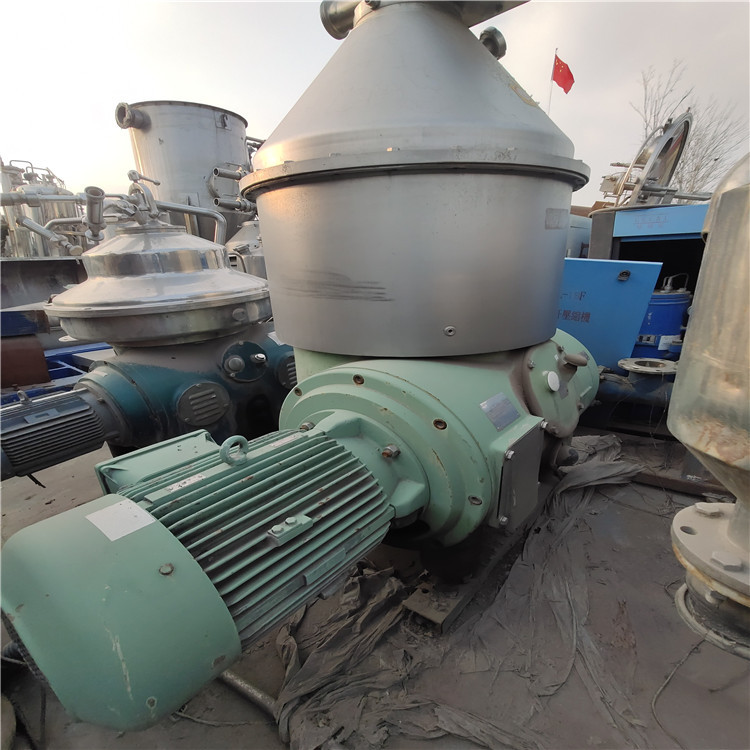 二手碟片离心机全自动大豆蛋白分离油脂分离机RSC100碟片离心机