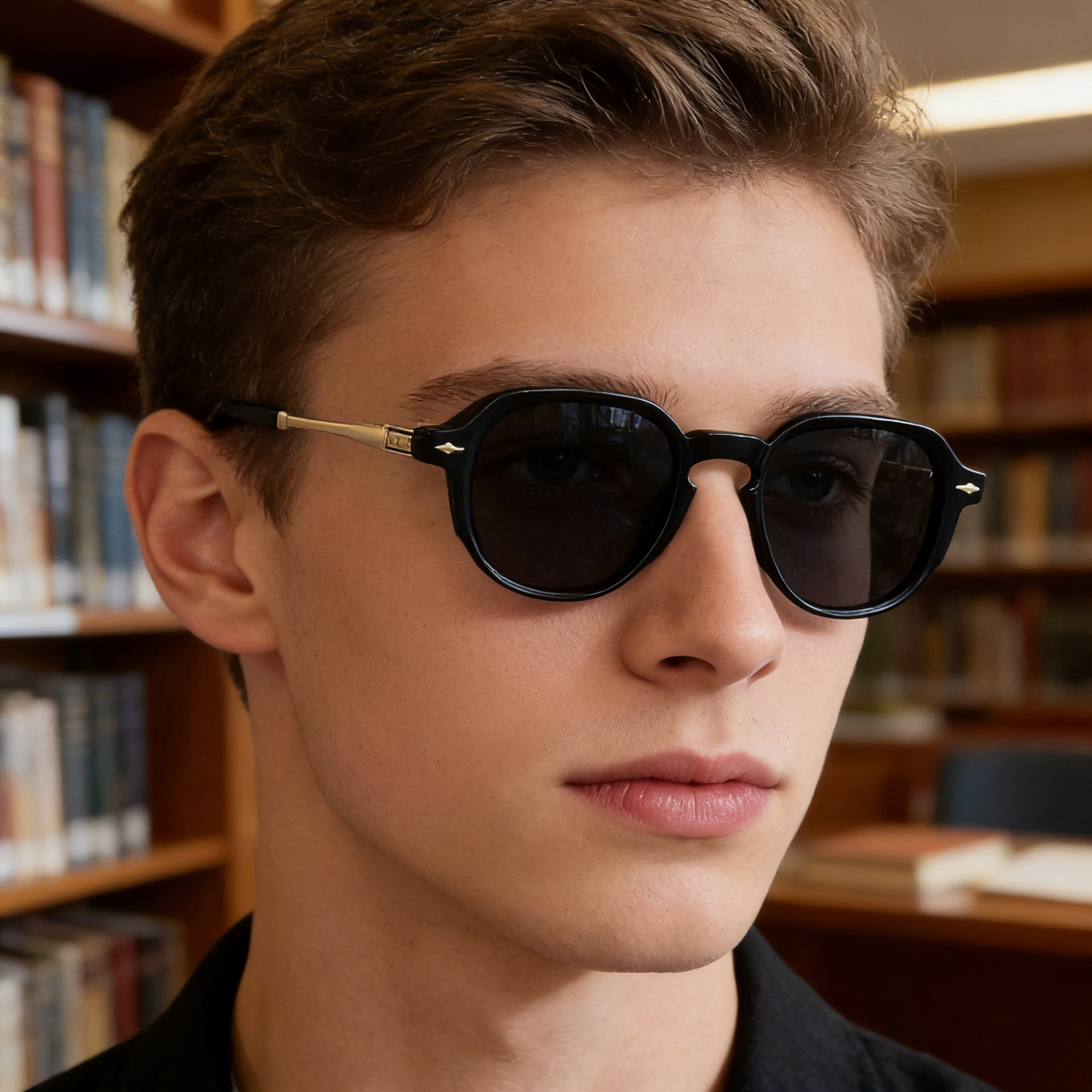 Neue europäische Mode polarisierte Sonnenbrillen vollständiger Rahmen Herren Outdoor-Sonnenbrillen Herren kleiner Rahmen Brille Sonnenbrillen