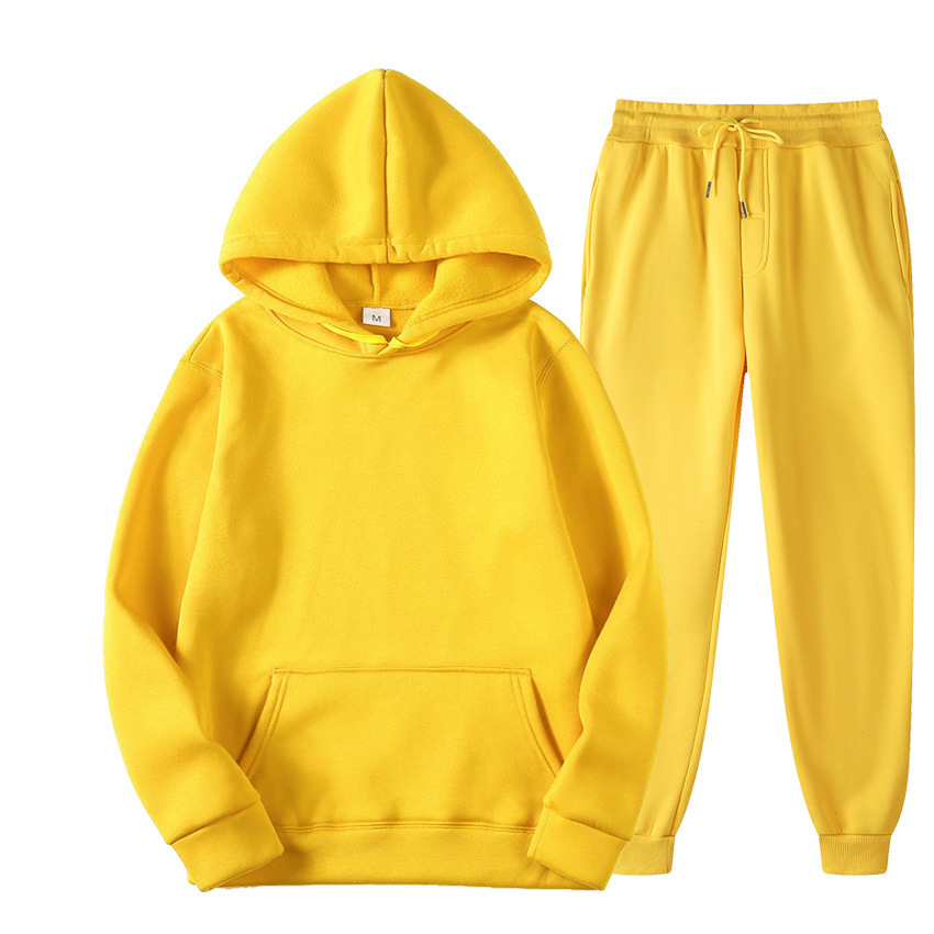 Herren Kapuzenpullover Set, Sportliches Freizeitoutfit Für Männer_voghion.com