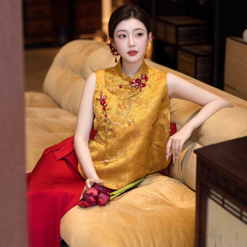 蕾丝晚礼服女2025新款新中式旗袍鱼尾订婚连衣裙平时可穿回门便装|undefined