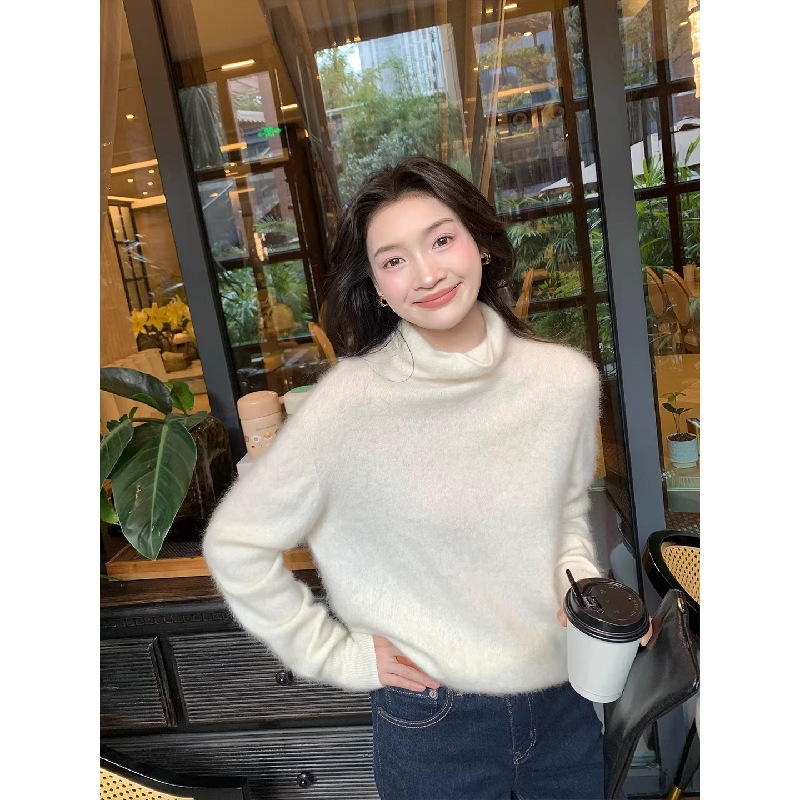 Special Edition Without Restock~ Cashmere Fleece Wool Pile-Up Collar High-Neck Skin-Friendly Base Layer Shirt Puyuan Special Edition Without Restock~ Cashmere Fleece Wool Pile-Up Collar High-Neck Skin-Friendly Base Layer Shirt Puyuan