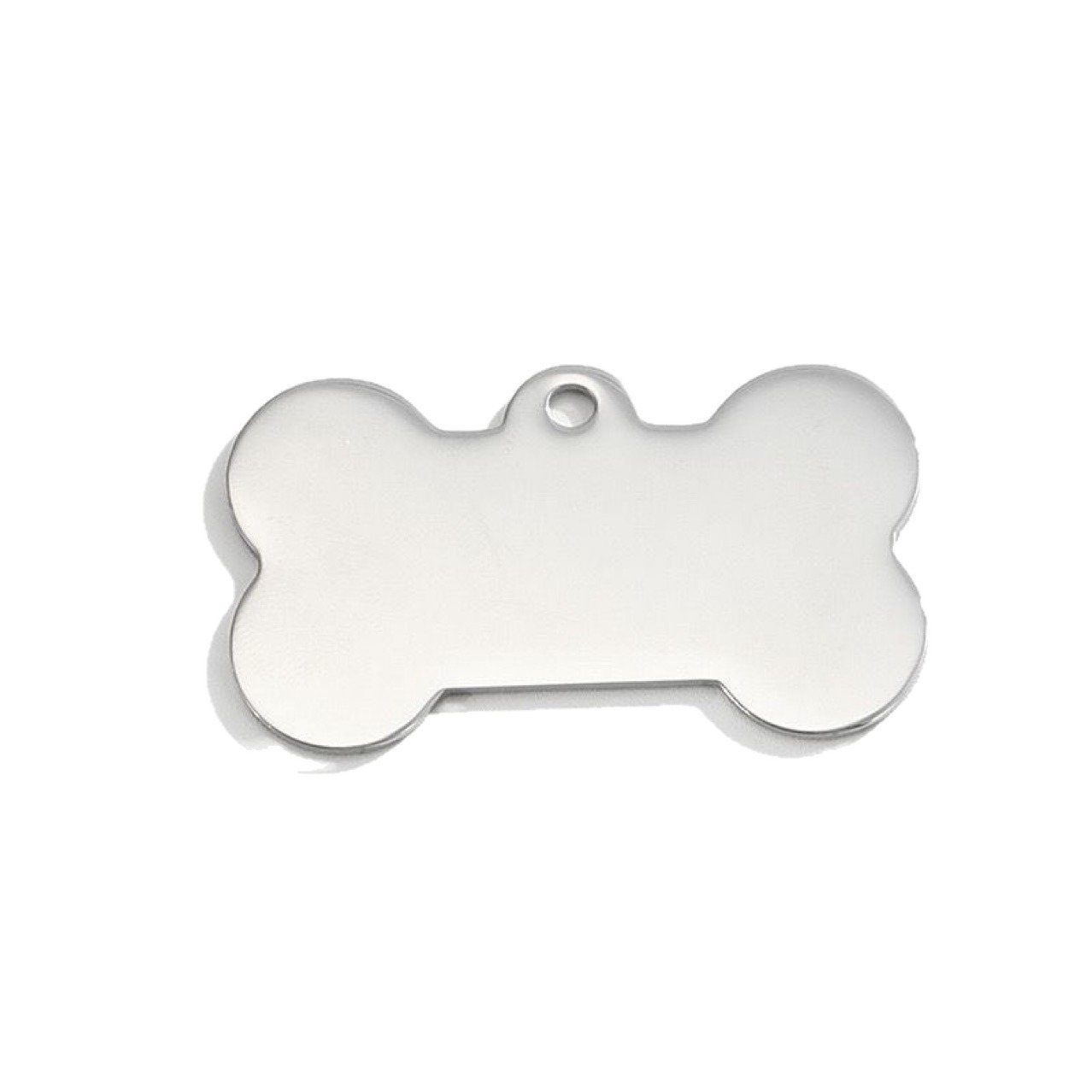 Fuente de fabricación de acero inoxidable pulido hueco hueso de garra de forma de pet colgante colgante de perro colgante en stock
