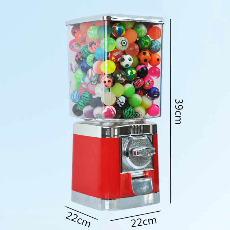 Máquina de torsión de huevos comerciales Máquina de bolas de resorte Máquina de moneda Máquina de huevos Máquina de venta de dulces