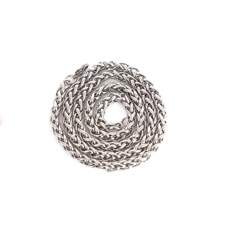 Unisex Gender Simple Style Geometric Stainless Steel Plating Necklace 1 Piece