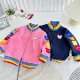 儿童外贸字母男女棒球服