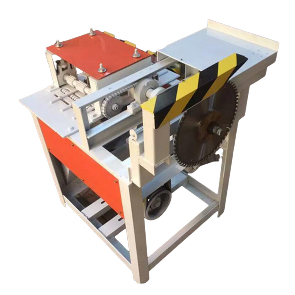 Sierra automática de limpieza de bordes de carpintería pequeña sierra de núcleo de tablero de madera fina sierra de hoja múltiple sierra de corte de bordes de madera eléctrica de doble extremo