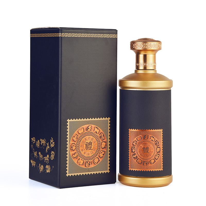 T9J5 liquor packaging box wine box wedding one pound liquor bottle empty bottle packaging gift box wine bottle packaging complete set