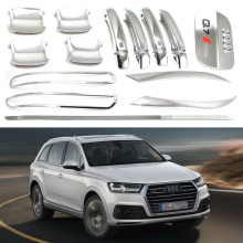 适用于15-20款奥迪Audi Q7 拉手门碗大灯眉内扶手出风口等装饰