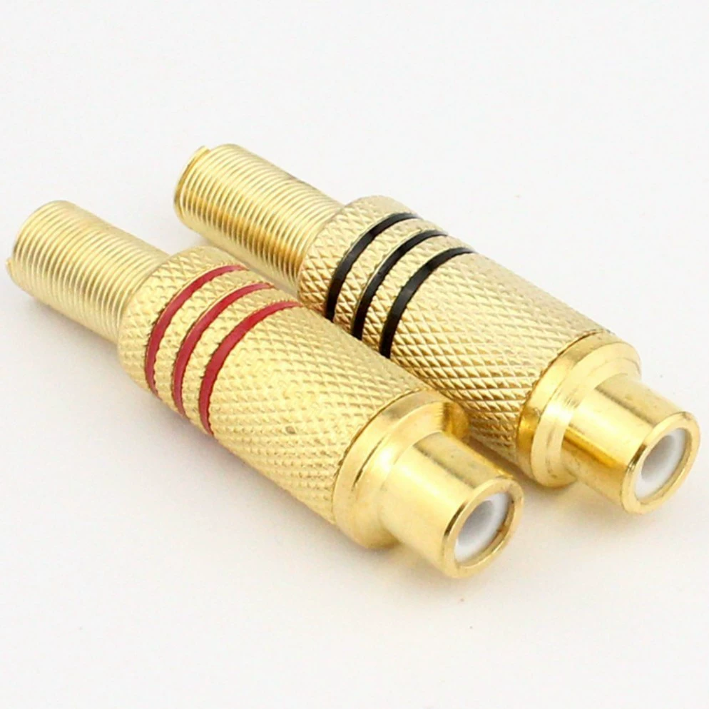 AV аудио и видео лотос женский сварочный разъем аудио и видео адаптер RCA женский на женский прямой разъем