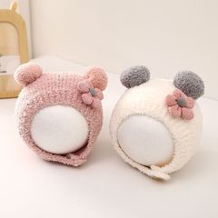 赤ちゃんの帽子秋冬の毛の帽子の赤ちゃんの頭の帽子の保温の男の子の赤ちゃんの女の子の冬の超萌0-6-12月