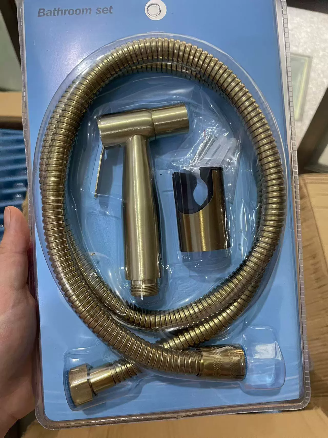 Золотой туалет спрей пистолет костюм Воды Бытовой Туалет смыватель водяной пистолет компаньон шайба трубка кронштейн костюм