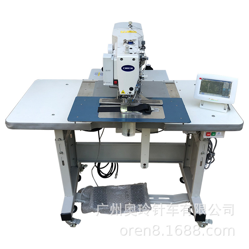 电脑安全带专用缝纫机 触摸屏编程图案缝纫机 RN-484TD
