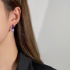 Fashionable brand cute earrings, Korean style, simple and elegant design