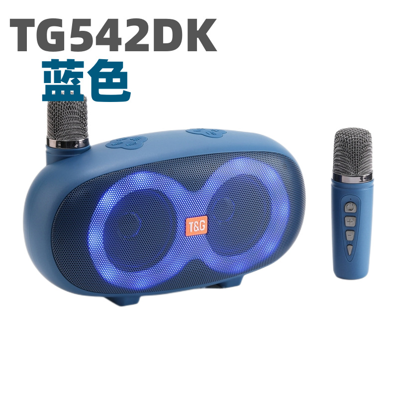 Nuevo sonido Bluetooth TG542DK doble micrófono KTV portable micrófono inalámbrico sonido todo en uno