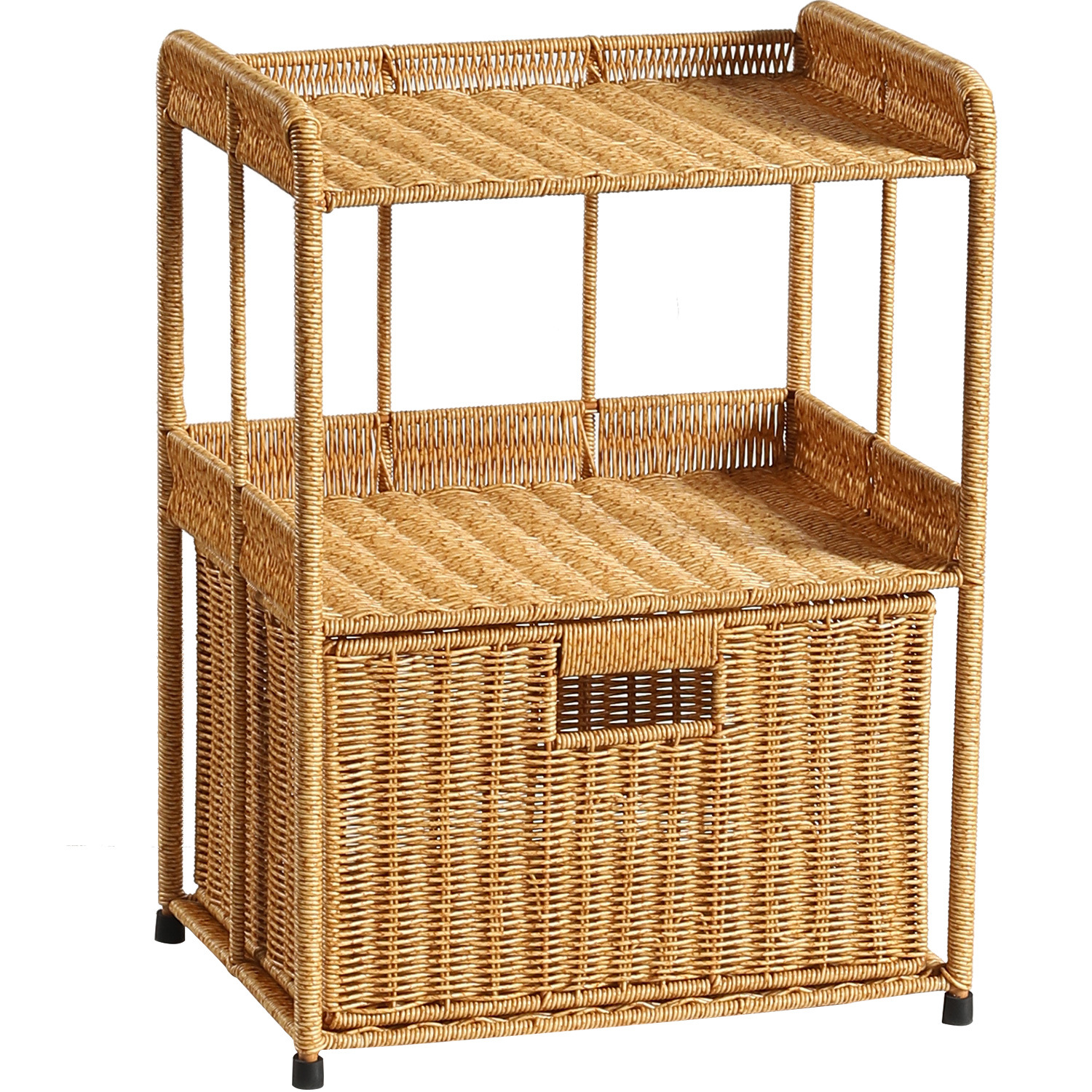 Gabinete de cabecera multicapa doméstico de imitación dormitorio gabinete de lado de la cama sala de estar almacenamiento de almacenamiento de almacenamiento de acabado de estante de almacenamiento