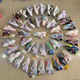 女童老爹鞋秋季杂款儿童皮面透气运动鞋学生卡通休闲鞋男童跑步鞋