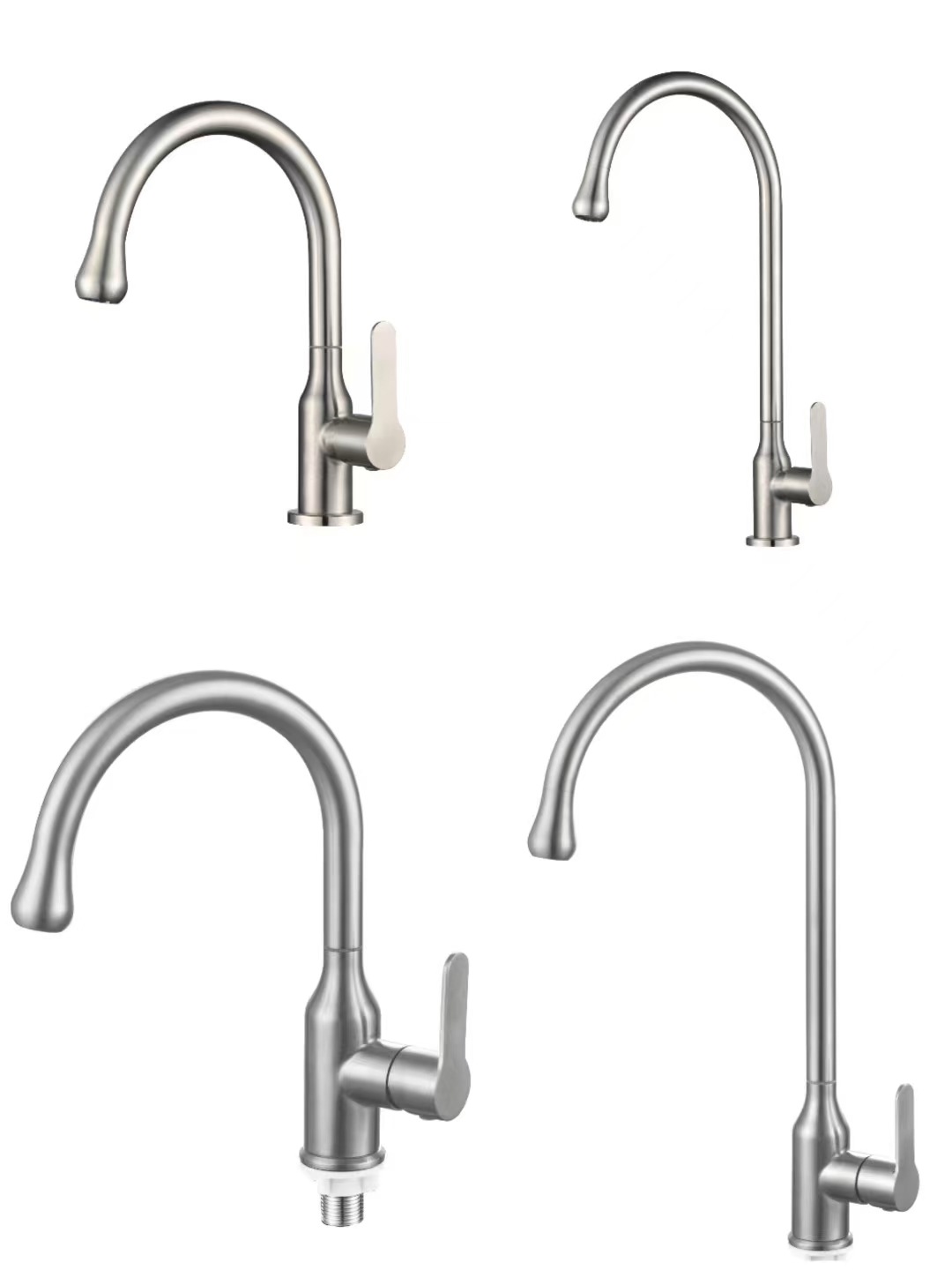 Southeast Asian single cold water kitchen sink, balcony laundry sink faucet, household rotatable single cold faucet, stainless steel undefined