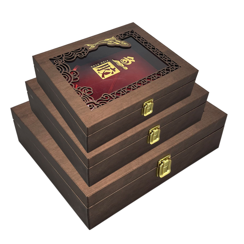 Caja de embalaje de nuevo pegamento de pescado, caja de pegamento de pescado, caja vacía de pegamento de bacalao, caja de regalo de pegamento de bacalao