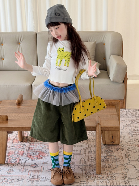 Children's corduroy Japanese trousers for men and women