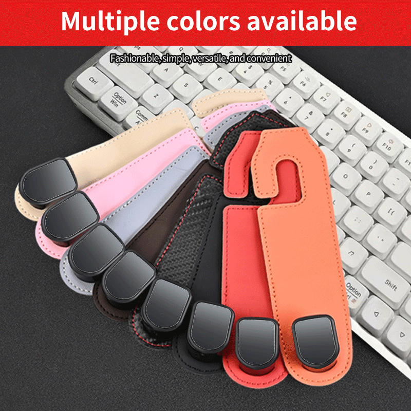Cross-border car microfiber leather seat back hook car rear seat small hook multifunctional hidden storage hook