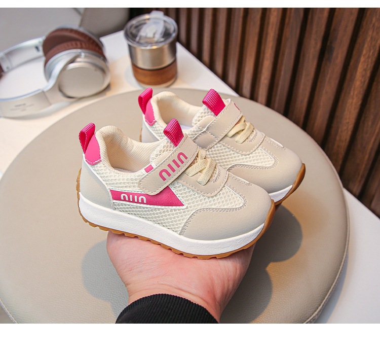 Andningsbara mesh sneakers för spädbarn och småbarn_voghion.com