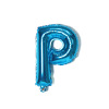 Blue balloon, layout, decorations, 16inch, gradient, English letters