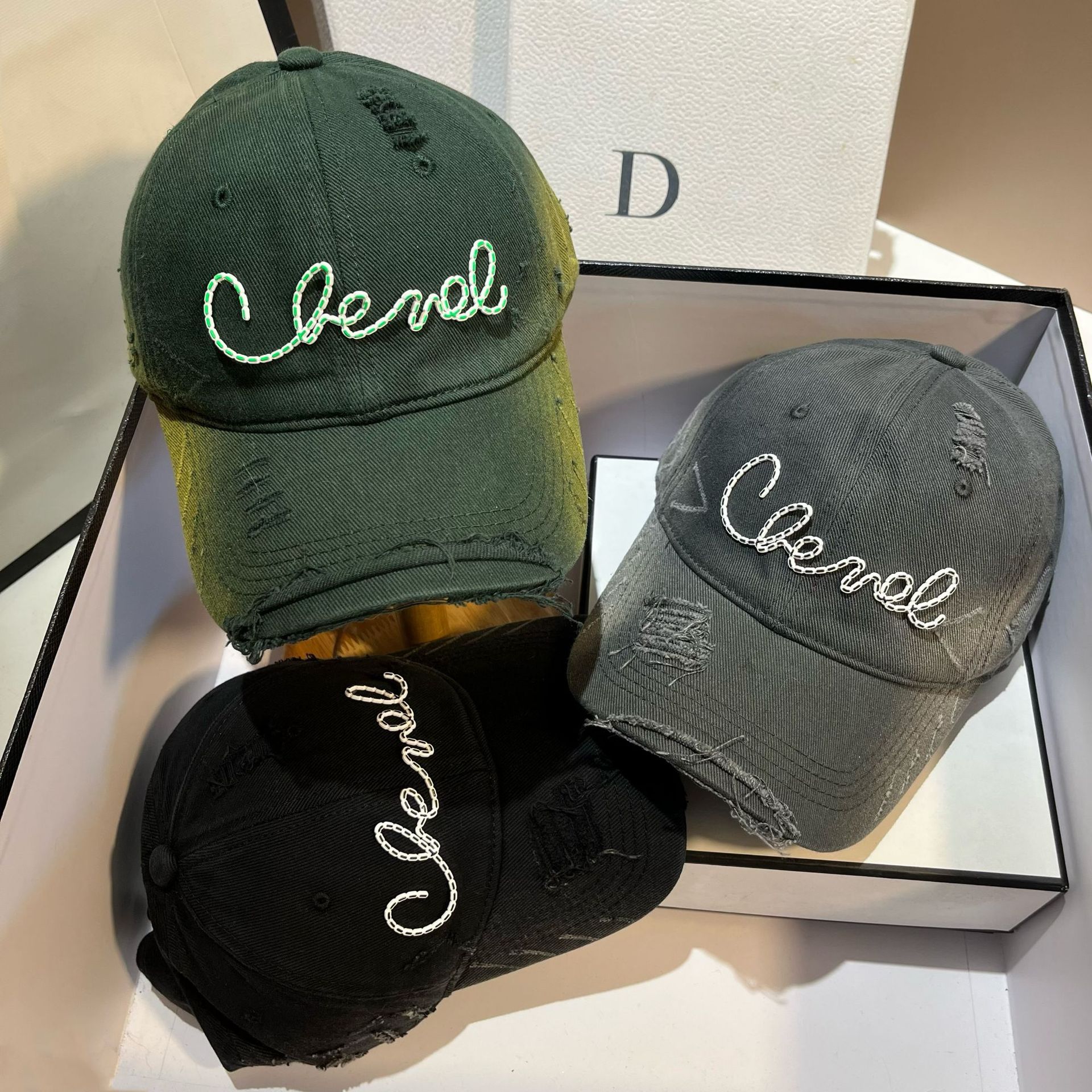 American Youth Street Versatile Washed Cotton Baseball Fashionable Small Fragrance Spring and Autumn New Personalized_voghion.com