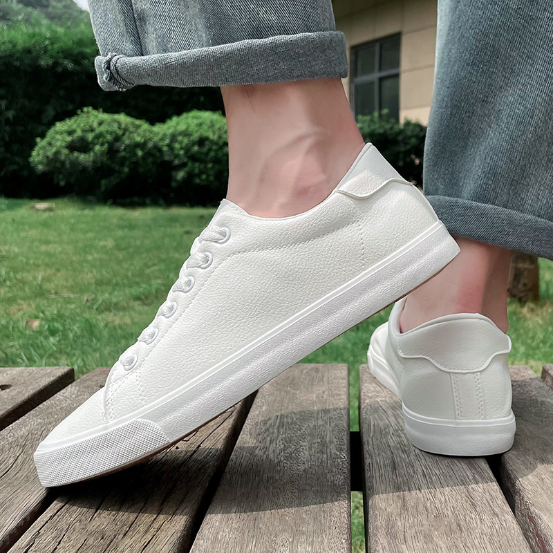 Sneakers for Couples, White Shoes for Men, Cross-Border Foreign Trade, Lightweight Flat Casual Shoes for Women, European and American Wide-Footed Sports Shoes for Men