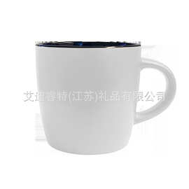 CM004陶瓷马克杯logo广告活动水杯企业礼品咖啡杯刻字印图片