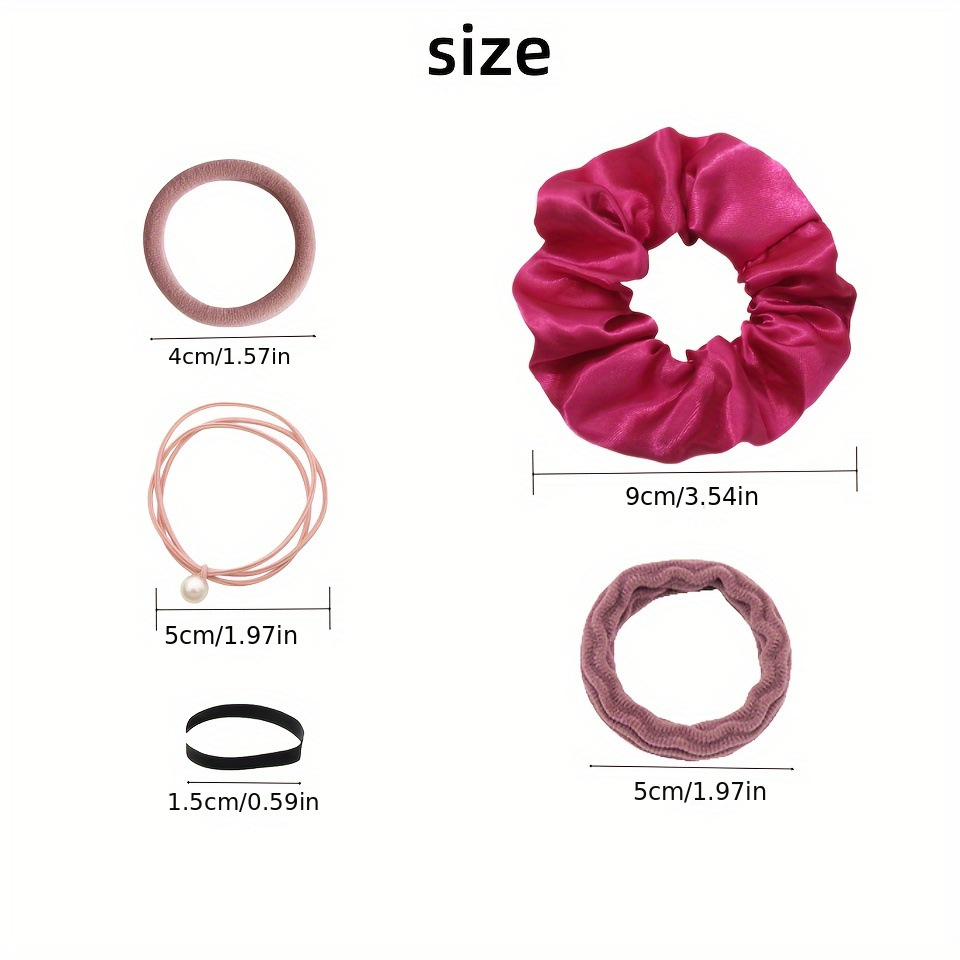 Set de joyería para el cabello 1087 piezas, ligas, cintas y accesorios simples para niñas